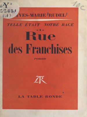 cover image of Telle était notre race (1)